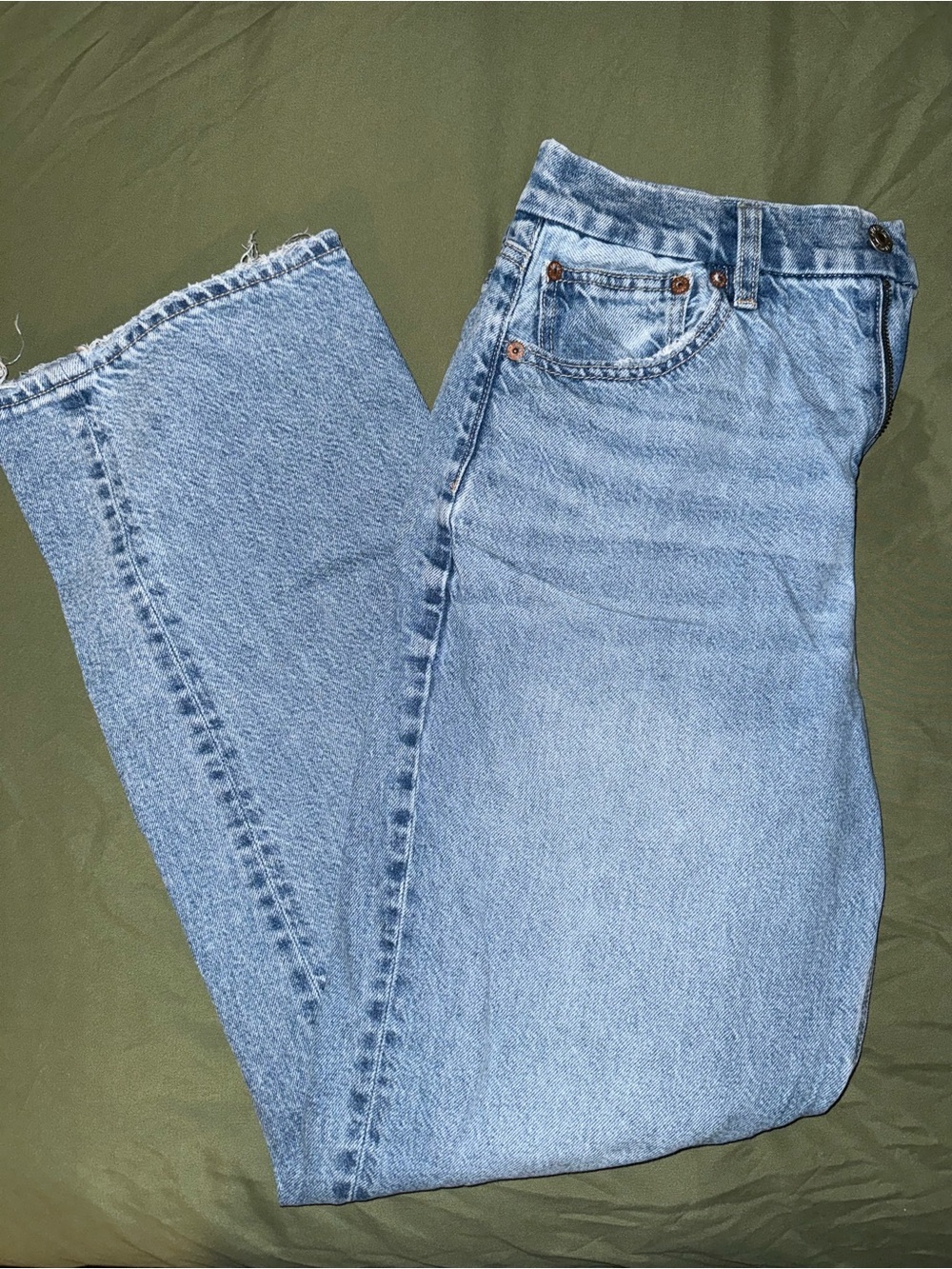 American Eagle Classic Light Blue Women’s Jeans - Curvy 90’s Straight Leg